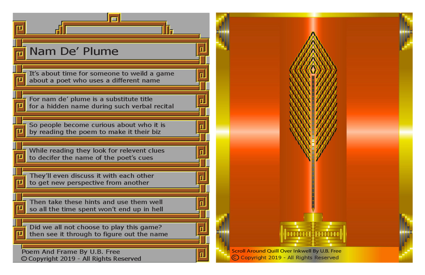 Nam de Plume