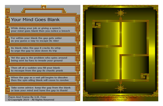 Your Mind Goes Blank